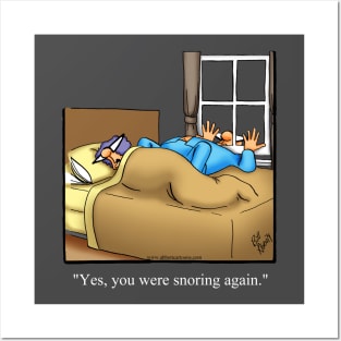 Funny Spectickles Snoring Cartoon Humor Posters and Art